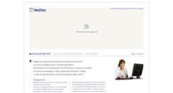 Desktop Screenshot of meditec-net.com.ar